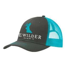 Bewilder Trucker Hat - Neon Blue